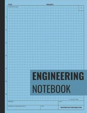 Engineering Notebook: 4x4 Quad Ruled Graph Paper Notebook For Engineer, 120 Pages, 8.5" x 11"