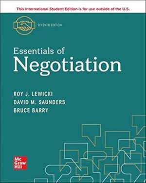 ISE Essentials of Negotiation