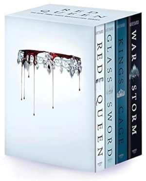 Red Queen 4-Book Paperback Box Set: Red Queen, Glass Sword, King's Cage, War Strom