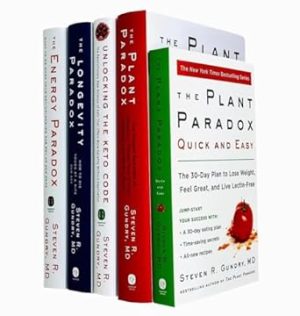 Dr. Steven R Gundry MD Collection 5 Books Set (The Plant Paradox, The Longevity Paradox, The Energy Paradox, Unlocking The Keto Code & [Paperback] The Plant Paradox Quick and Easy)