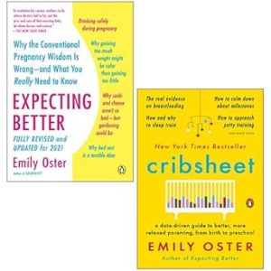 Cribsheet & Expecting Better 2 Books Collection Set By Emily Oster