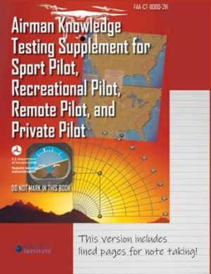 FAA-CT-8080-2H Airman Knowledge Testing Supplement for Sport Pilot, Recreational Pilot, Remote Pilot, and Private Pilot: Geospatial Institute 2021 Edition