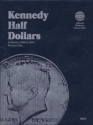 Kennedy Half Dollars Folder 1986-2003 (Official Whitman Coin Folder)