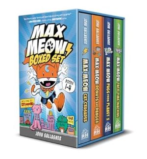 Max Meow Boxed Set: Welcome to Kittyopolis (Books 1-4): (A Graphic Novel Boxed Set)