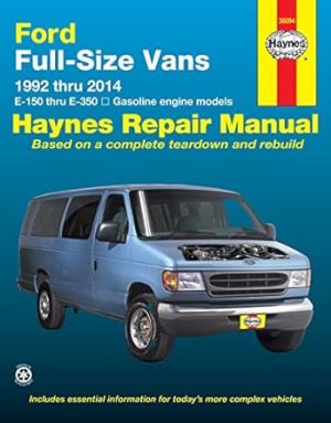 Ford full-size E-150-E-350 petrol vans (92-14) Haynes Manual USA (Paperback)