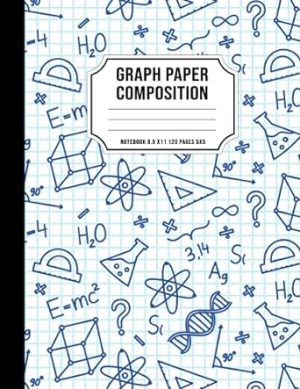 Graph Paper Composition Notebook 8.5 x 11: Quad Ruled 5 squares per inch (5x5) Grid Paper Notebook for Math and Science Students 120 Large Pages