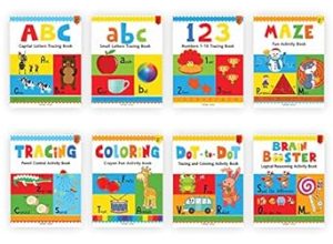 Preschool Complete Learning Activity Pack For Kids (Box Set of 8 Books)