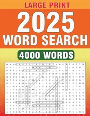 4000 Giant Book of Word Search For Adults (200 Themed Puzzles): Wordsearches Puzzle Books for Seniors, Teens to Have Fun and Relax