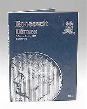 Roosevelt Dimes Folder 1965-2004 (Official Whitman Coin Folder)