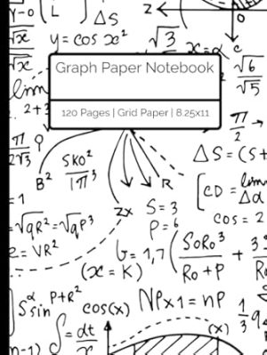 Graph Paper Composition Notebook: Grid Paper Notebook for Kids, Students, Architects, Engineers... 8.25x11 Inch, Large Math Grid Paper Notebook with creative Cover