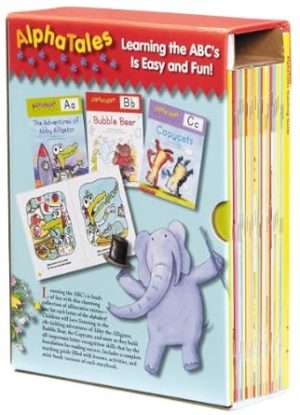 Educators Resource Scholastic Teaching Resources Alpha Tales Learning Library Activity Set, Ages 4-7 (SC-0545067642)