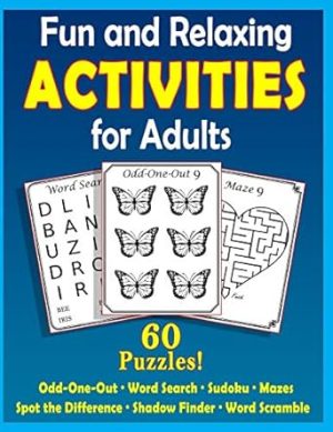 Fun and Relaxing Activities for Adults: Puzzles for People with Dementia [Large-Print] (Easy Activities)