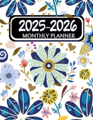 2025-2026 Monthly Planner: Two Year (January 2025 through December 2026) with Holidays and Inspirational Quotes