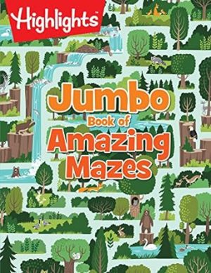 Jumbo Book of Amazing Mazes: Jumbo Activity Book with 175+ Colorful Mazes for Kids, Highlights Maze Book for Kids (Highlights™ Jumbo Books & Pads)
