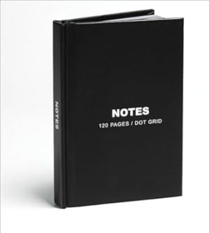 teNeues - Mini Notebook Hardcover - 120 Dot-Grid Pages with Lay Flat Binding, Classic Black: Mini NotebookBlack Mini Notebook: Mini Notebook