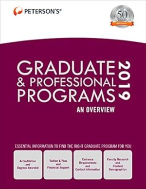Graduate & Professional Programs: An Overview 2019 (Grad 1)
