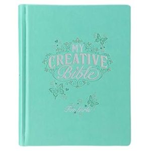 ESV Holy Bible, My Creative Bible For Girls, Faux Leather Hardcover w/Ribbon Marker, Illustrated Coloring, Journaling and Devotional Bible, English Standard Version, Teal (ESV Creative Editions Girls)
