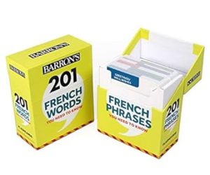 French Words and Phrases You Need to Know Flashcard Set (Barron's Foreign Language Guides) (French Edition)