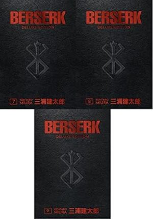 Berserk Deluxe Edition Series 3 Books Collection (vol 7-9, Berserk Deluxe Volume 7, Berserk Deluxe Volume 8, Berserk Deluxe Volume 9) by Kentaro Miura