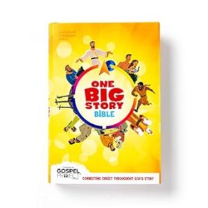 CSB One Big Story Bible, Hardcover, Red Letter, Presentation Page, Study Helps for Children, Christ Connections, Memory Verses, Full-Color Maps, Easy-to-Read Bible Serif Type