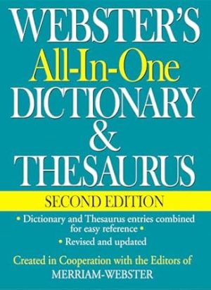 Webster's All-In-One Dictionary & Thesaurus, Second Edition
