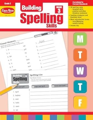 Evan-Moor Building Spelling Skills, Teacher's Edition, Grade 3