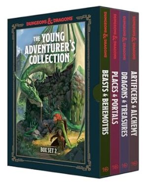 The Young Adventurer's Collection Box Set 2 (Dungeons & Dragons 4-Book Boxed Set): Beasts & Behemoths, Dragons & Treasures, Places & Portals, ... & Dragons Young Adventurer's Guides)