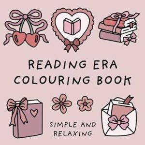 Reading Era Colouring Book (Simple and Relaxing Bold Designs for Adults & Children) (Simple and Relaxing Colouring Books)