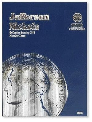 Jefferson Nickels Folder Starting 1996 (Official Whitman Coin Folder)