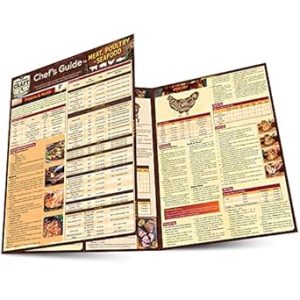 Chef's Guide to Meat, Poultry & Seafood: a QuickStudy Laminated Reference (QuickStudy Craft)