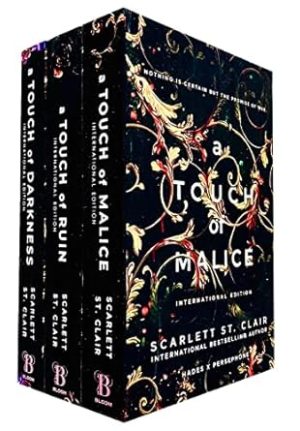 Hades X Persephone 3 Books Collection Set By Scarlett St. Clair(A Touch of Darkness, A Touch of Ruin & A Touch of Malice)