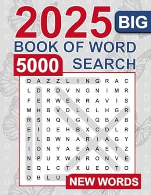 Big Book of Word Search – 5000 New Words: Relaxing Word Search Puzzle Book for Adults and Seniors | Large Print and Anti Eye Strain | Giant and Fun Word Find for Adults (SENIORTASSE PUZZLE MASTERY)
