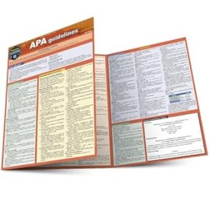 APA Guidelines: Quickstudy Laminated Reference Guide