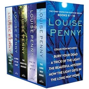 Chief Inspector Gamache Book Series 6-10 Collection 5 Books Set (Bury Your Dead, A Trick Of The Light, The Beautiful Mystery, How The Light Gets In, The Long Way Home)
