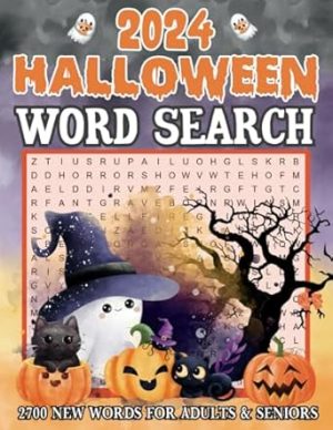 Halloween Word Search: 2700 Halloween Themed Word Search Puzzle Books For Adults With Solutions