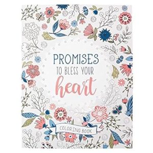 Promises to Bless Your Heart Inspirational Coloring Book for Adults and Teens with Scripture
