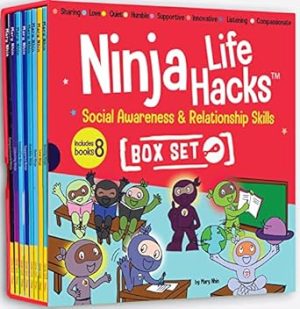 Ninja Life Hacks Social Awareness and Relationship Skills Box Set (Books 49-56: Sharing Ninja, Love Ninja, Quiet Ninja, Humble Ninja, Supportive ... Ninja, Listening Ninja, Compassionate Ninja)