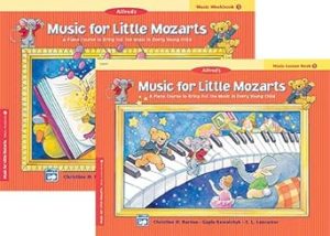 Music For Little Mozarts, Level 1: 2 Book Set (2 Book Set, Lesson Book, Workbook)