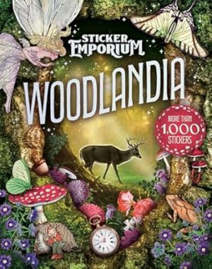 Sticker Emporium Woodlandia - 1000+ Exquisite Vintage Stickers for Scrapbooking, Journaling, Planners & Calendars and More. Includes 100 scrapbook pages